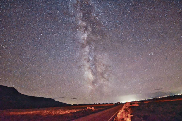 istock Milky way above road 1603918170