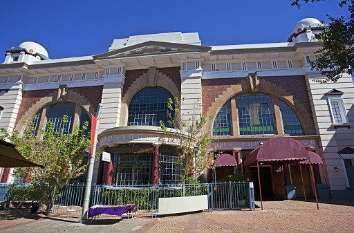 Market Theatre situated in Newtown, Johannesburg, originally the Indian Fruit Market built in 1913 and renovated in 1976.