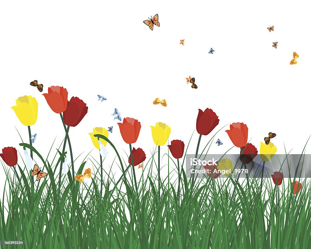 Cor meadow - Vetor de Abstrato royalty-free