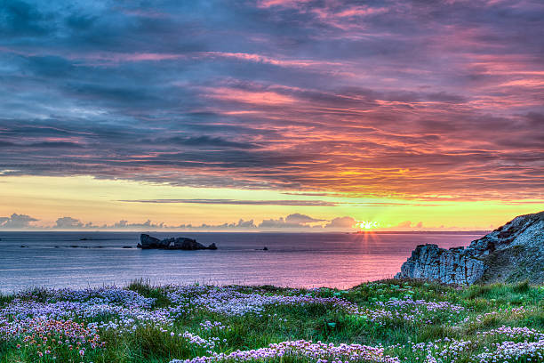 istock Sunset in Brittany, France 160398137