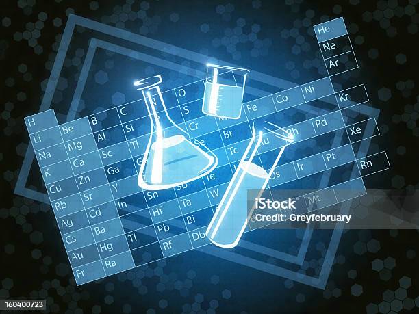 Foto de Tabela Periódica De Elementos e mais fotos de stock de Azul - Azul, Ciência, Conceito