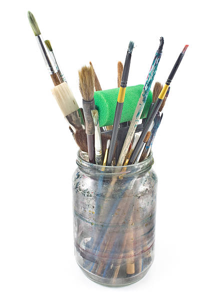 istock Artist paint brush assortment 160403114