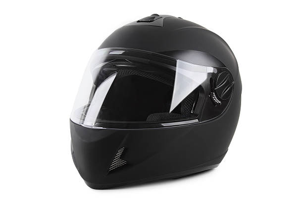 istock black motorcycle helmet isolated 160404453