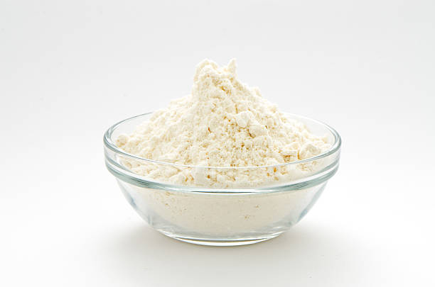 harina - ground flour white heap fotografías e imágenes de stock