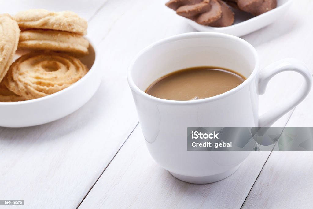 Cookies and coffee Cookies and coffee. Breakfast Stock Photo