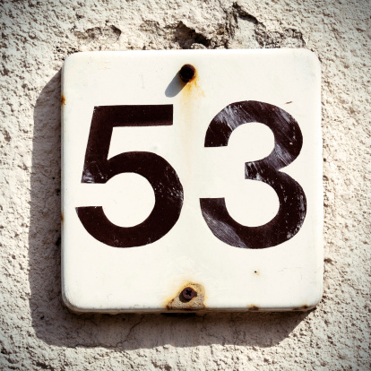House number fifty three, grungy