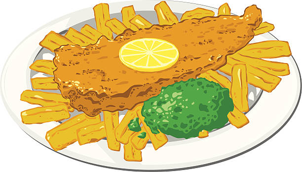 Fish Baking Animation Fish And Chips Animation