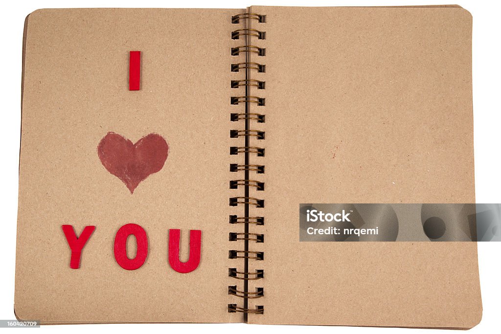 Valentine's Day-I Love U " - Lizenzfrei Alt Stock-Foto