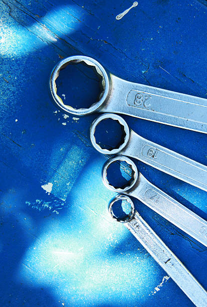 Small Set of Wrenches stock photo