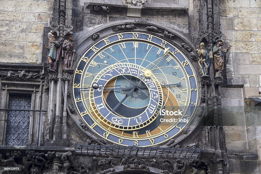 Orologio Astronimico Di Praga - Foto stock royalty-free di Architettura