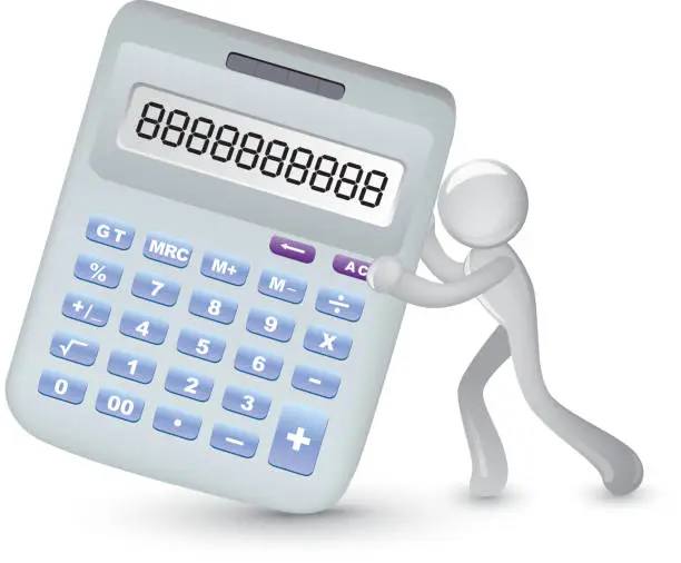 Vector illustration of Calculator