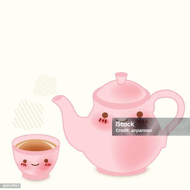 Cute Teapot Stock Illustration - Download Image Now - Cartoon, Characters,  Cup - iStock