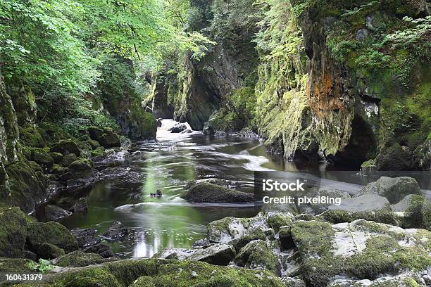 Foto de Fada Glen Betwsycoed e mais fotos de stock de Pedra - Material de Construção - Pedra - Material de Construção, Riacho, Rio