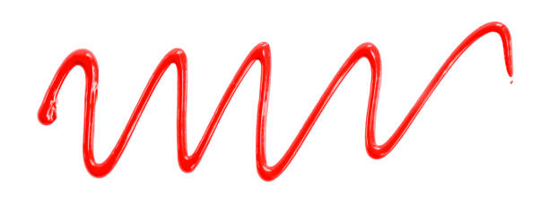 istock red watercolor drop zigzag isolated on white background 1604336494
