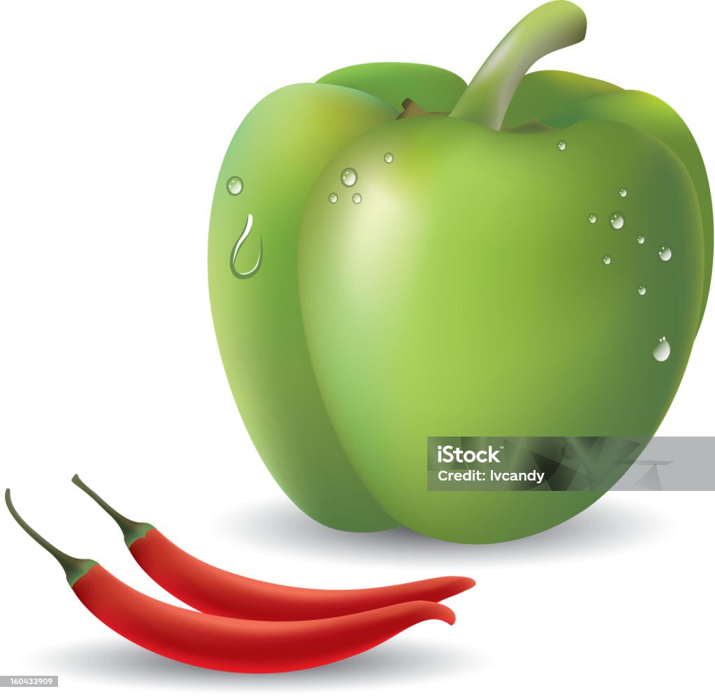 Le café Capsicum - clipart vectoriel de Agriculture libre de droits