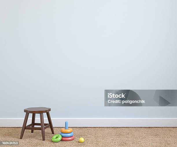 Interior Of Playroom Stock Photo - Download Image Now - Apartment, Blue, Brown