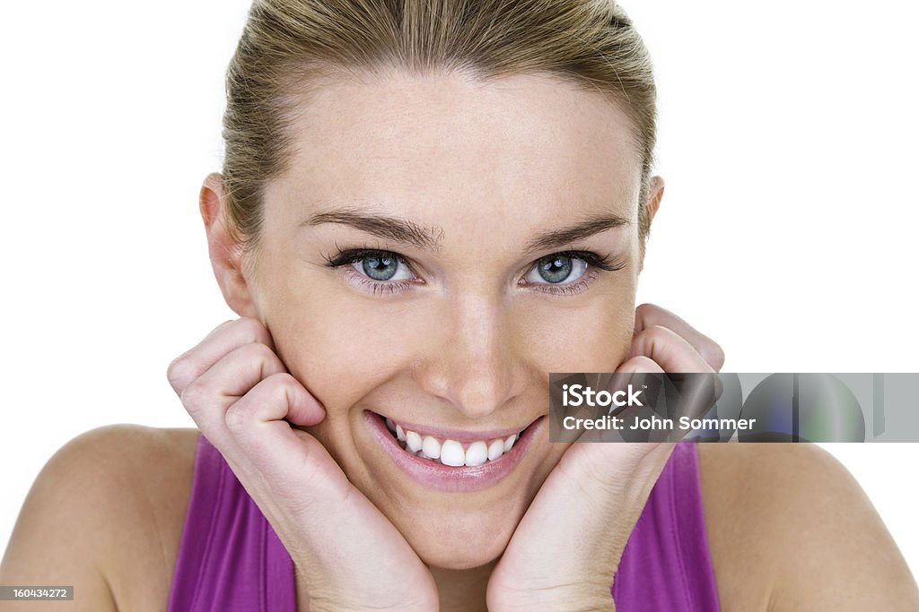 Rapariga engraçada sorridente - Royalty-free 20-24 Anos Foto de stock
