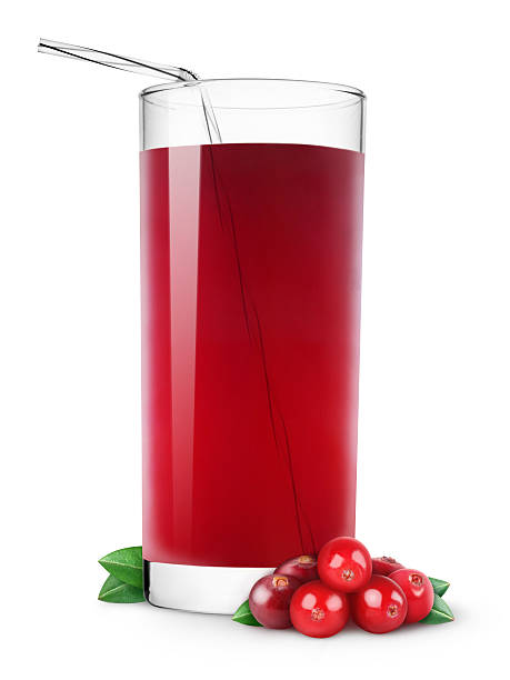 suco de cranberry - healthy eating food and drink indoors studio shot - fotografias e filmes do acervo