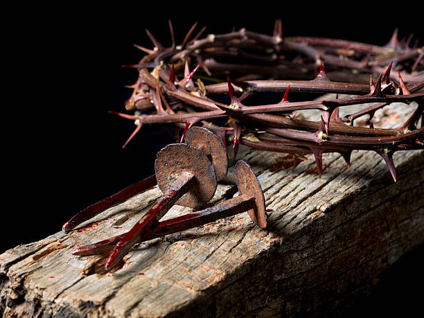 2,044 Cross With Crown Of Thorns Stock Photos, Pictures & Royalty-Free  Images - iStock