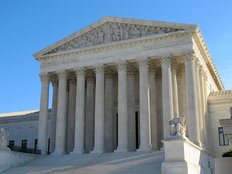 External view of US Supreme Court