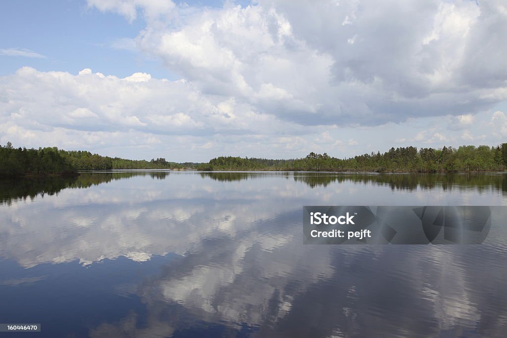 Bellezza naturale Lago con mirroring effetto - Foto stock royalty-free di Acqua