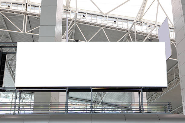 istock huge Blank Billboard at airport 160446547