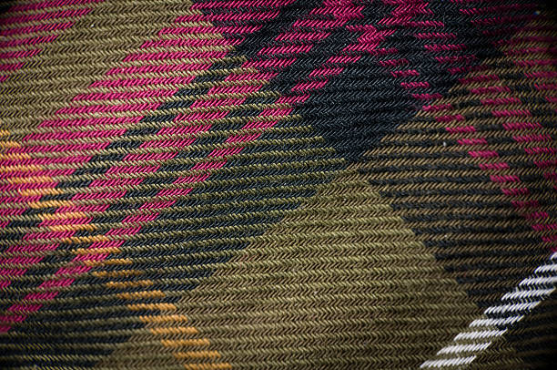 istock Macro shot of plaid garment 160446845