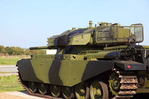 British built Centurion Cold War Tank stock photo