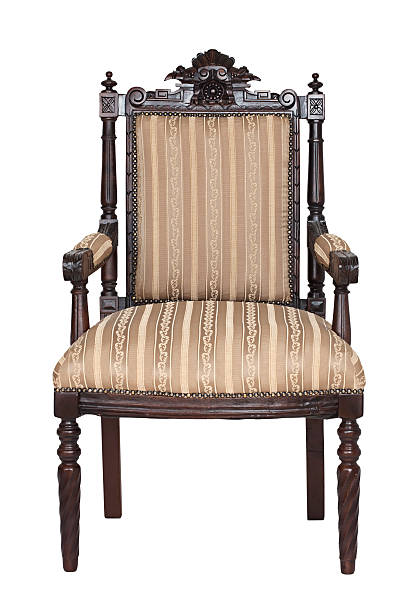 istock Antique armchair over white 160448533