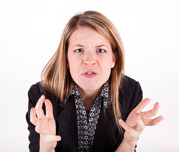 istock Frustrated businesswoman 160448672