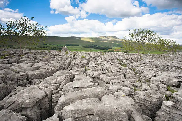 Erosion of Limestone, Yorkshire Dales National Park