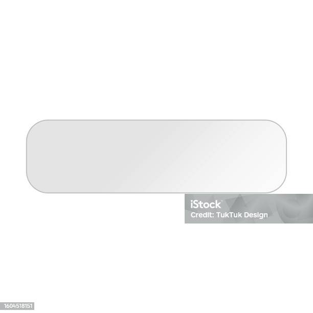 Rectangle Shape Text Box Gradient Banner Element For Background Stock ...