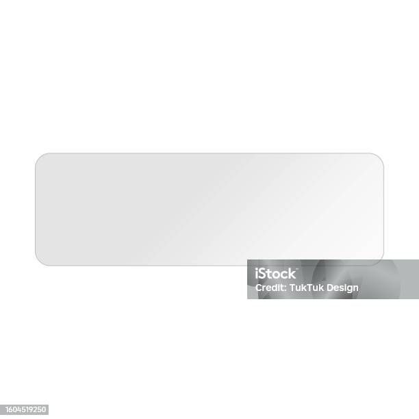 Rectangle Shape Text Box Gradient Banner Element For Background Stock ...