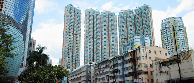 Residential building in tsuen wan, hong kong