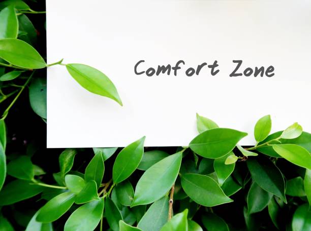 istock A white paper note in the tree bush , with text written COMFORT ZONE!where one feels safe or at ease and without stress. 1604529668