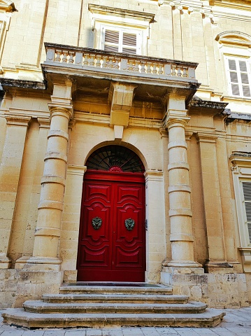 A red door of Mdina