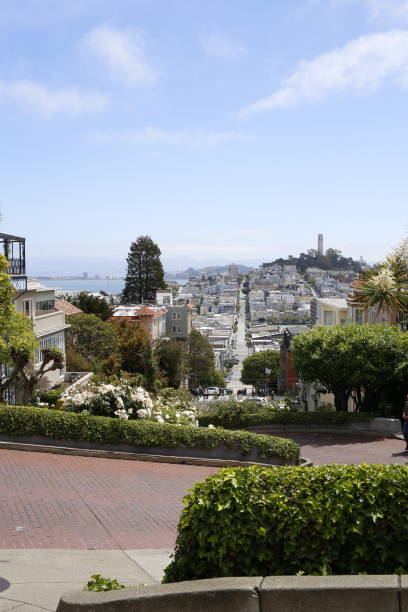 istock San Francisco skyline from a winding street made of red bricks 1604625414