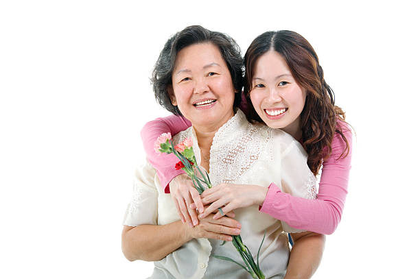 istock Asian senior woman and daughter 160466072