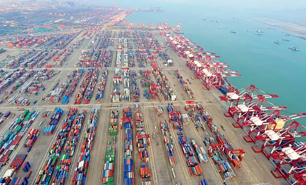 Photo of container terminal