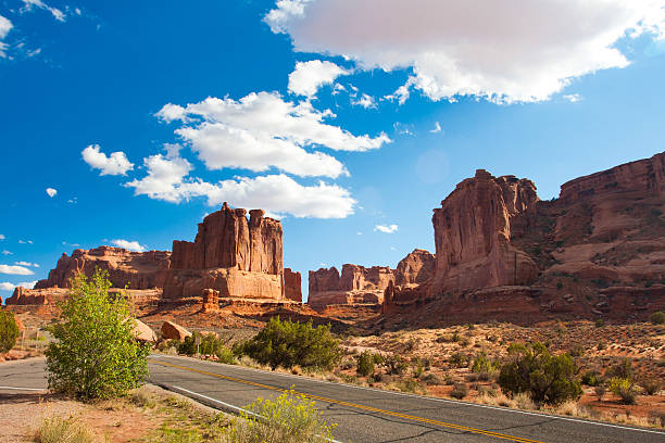 istock Desert Road in Arches National Park,Utah 160470156
