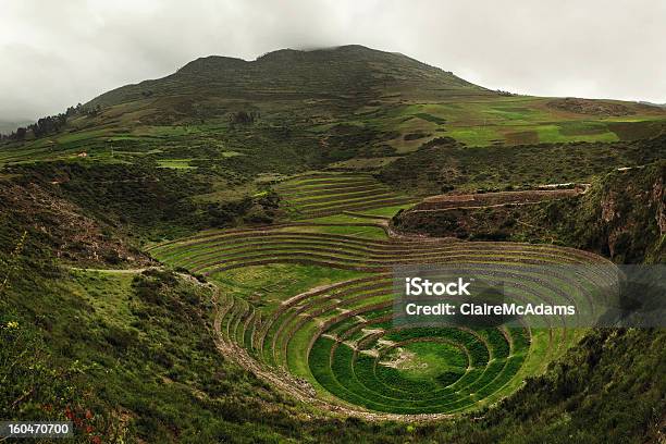 Moray Ruins Stock Photo - Download Image Now - Moray - Inca Ruin, Old Ruin, Peru