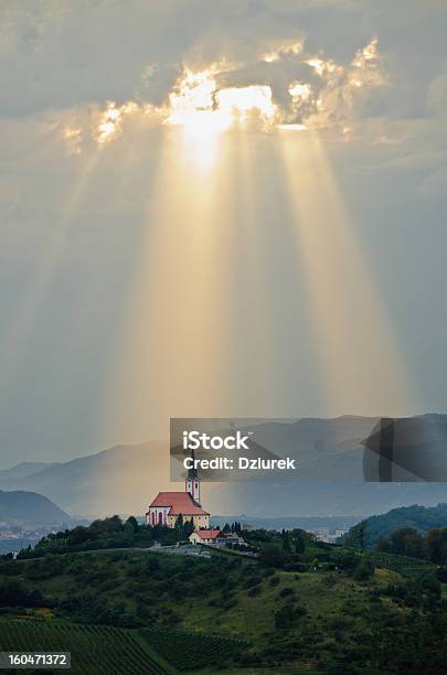 A Miracle Occurring Whilst Sun Rays Gleam Down Stock Photo - Download Image Now - Built Structure, Chapel, Christianity