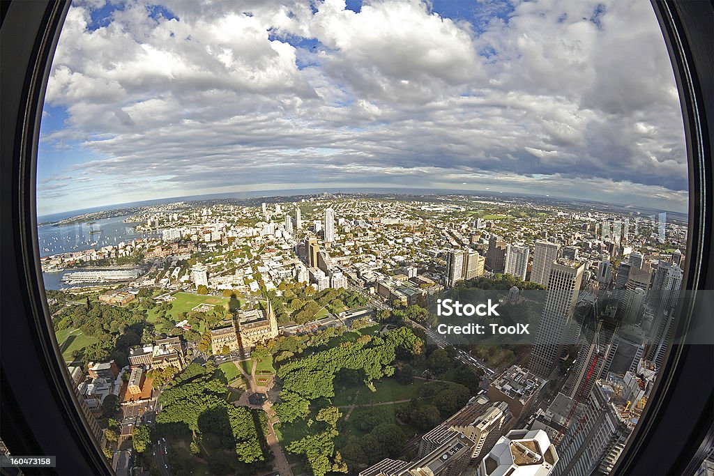 Vista de Sydney Tower - Foto de stock de Torre Centrepoint royalty-free