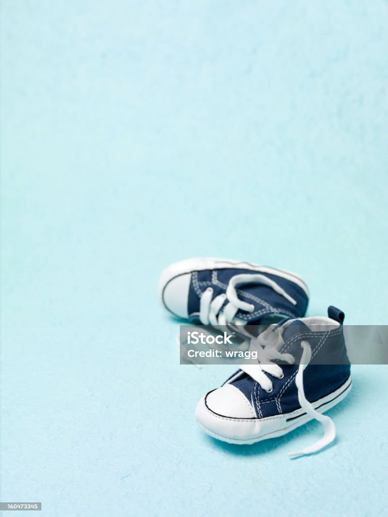 Blu Stivali per bambini - Foto stock royalty-free di Scarpette da neonato