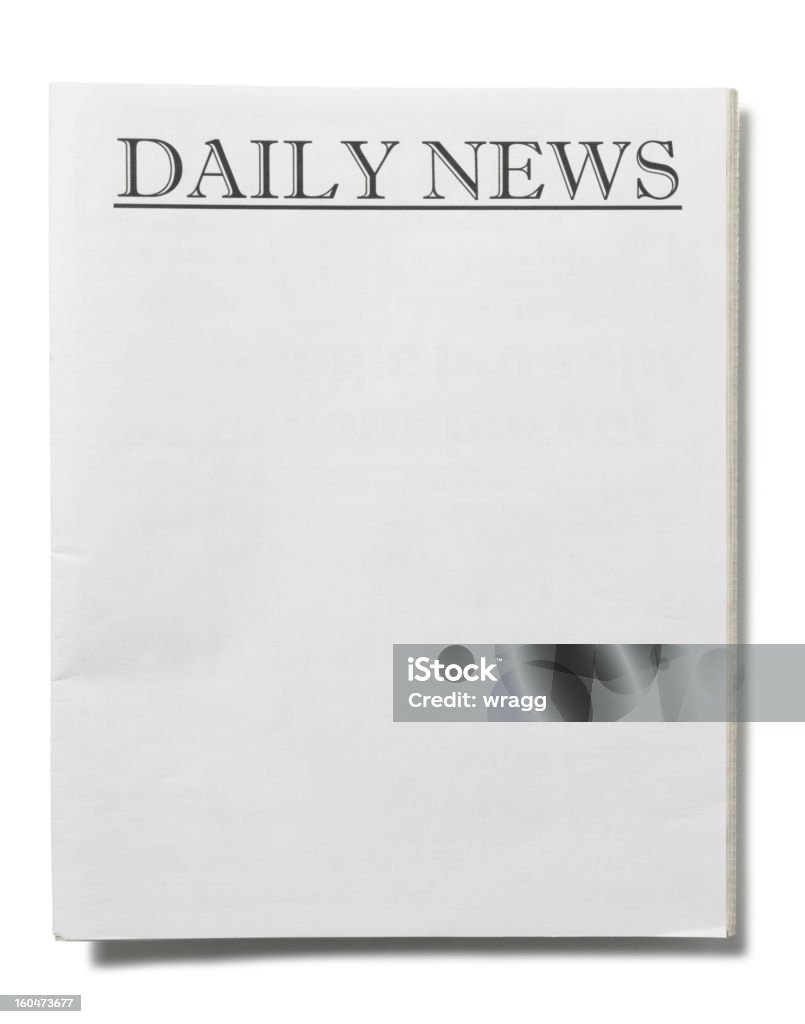 Fino al minuto, notizie - Foto stock royalty-free di Giornale