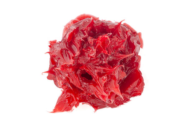 istock Close-Up of Red lithium grease (Machinery Lubrication). 1604738295