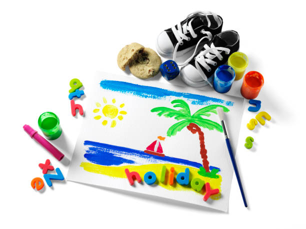 istock Isolated Children's Holiday Painting 160474655