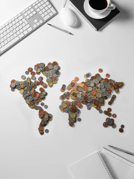 istock Map of the World made from Currency 160474876