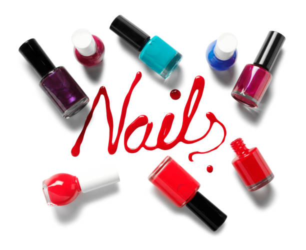 istock Word Nails and Nail Polish Bottles 160476669
