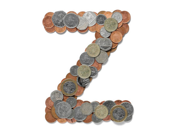 istock Letter Z in British Coins 160476694